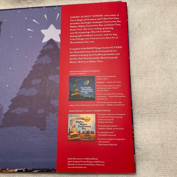 Construction Site On Christmas Night Hardcover Children’s Book - Picture 9 of 9